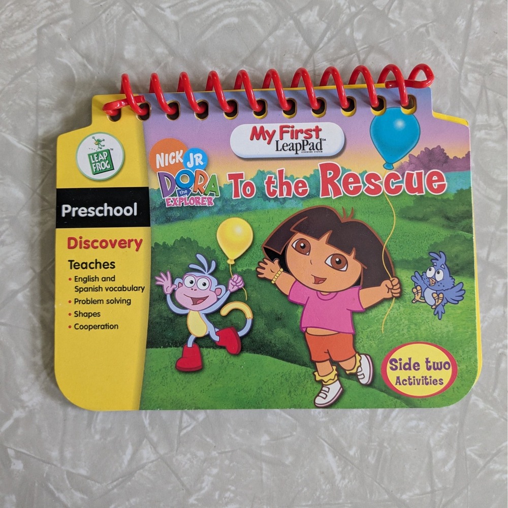LeapFrog My First LeapPad Dora the Explorer To the Rescue Preschool Book Only